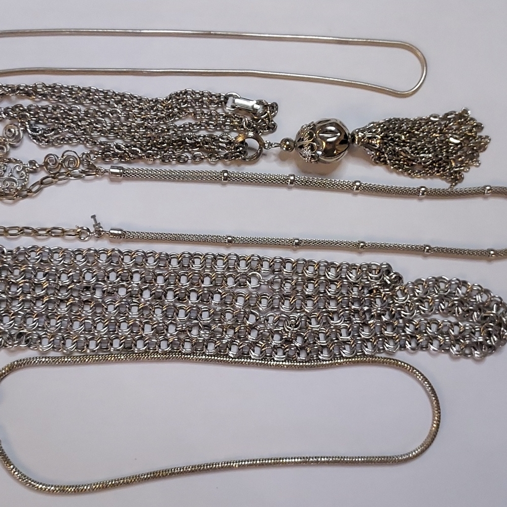 Silver Costume Jewelry Lot